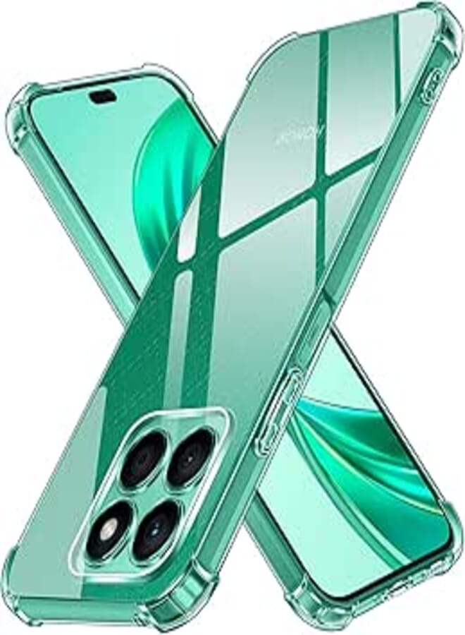 Ivoler Transparent Anti-Shock Protective Case for Honor X8b with Corner Bumper Cushion
